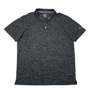 Puma men’s L heathered grey polo shirt